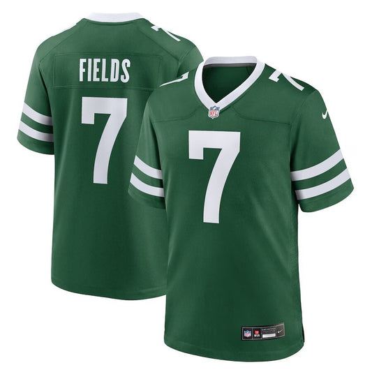New York Jets #7 Justin Fields Game Player Jersey - Legacy Green