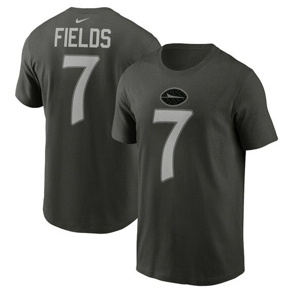 New York Jets #7 Justin Fields Gotham Green 2025 Rivalries Collection Player Name Style 1