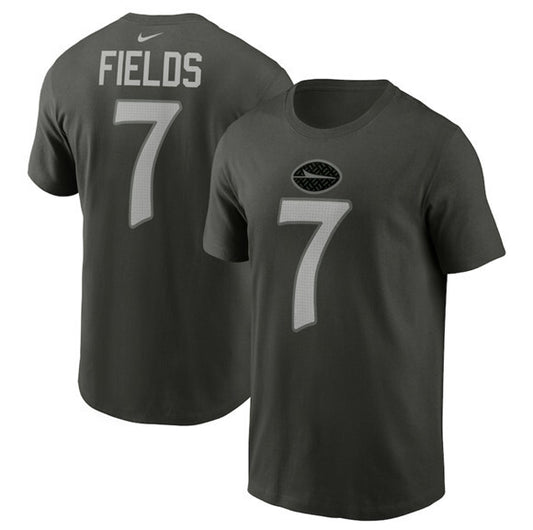New York Jets #7 Justin Fields Gotham Green 2025 Rivalries Collection Player Name Style 1