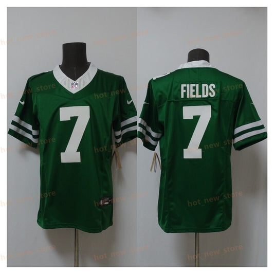 New York Jets #7 Justin Fields Jets 3 Edition Style 1