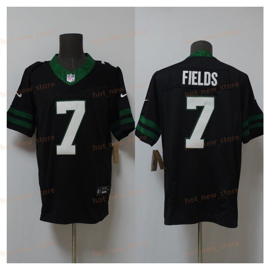 New York Jets #7 Justin Fields Jets 3 Edition Style 2