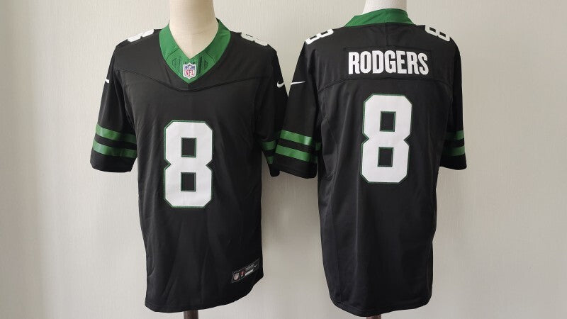 New York Jets #8 Aaron Rodgers Jets Edition Style 1