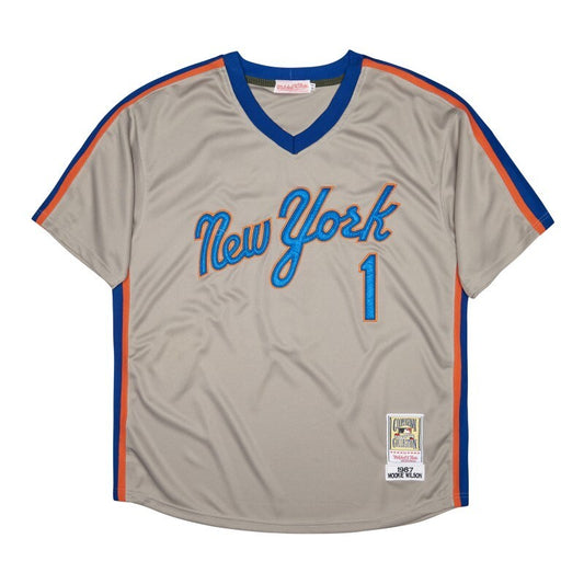 New York Mets #1 MOOKIE WILSON Style 2