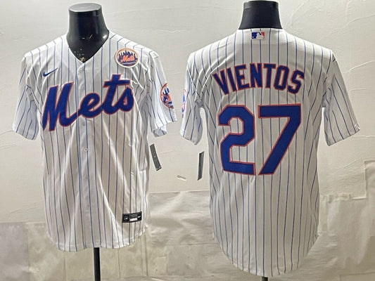 New York Mets #27 Mark Vientos Mets Adult Style 3