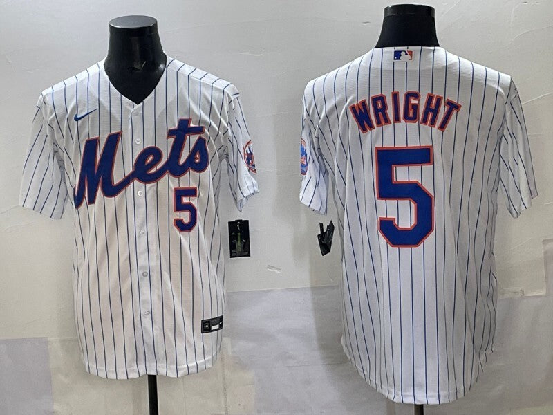 New York Mets #5 David Wright Mets Adult Style 10