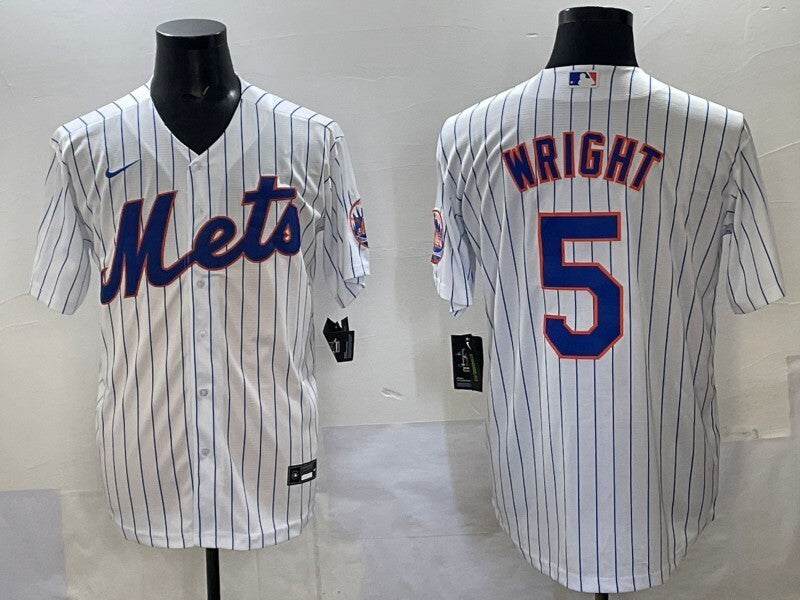 New York Mets #5 David Wright Mets Adult Style 12