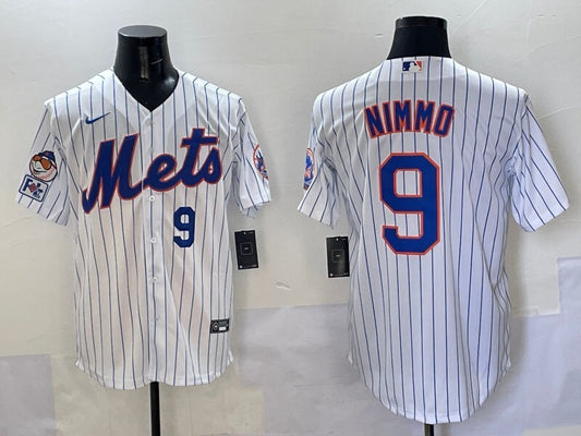 New York Mets #9 Brandon Nimmo Mets Adult Style 1