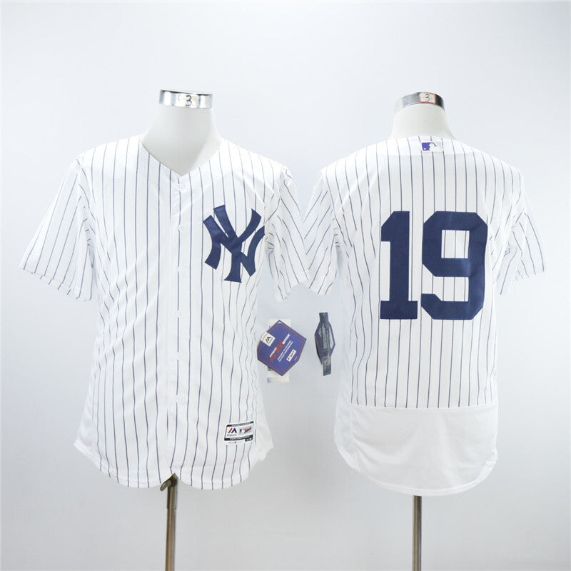 New York Yankees #19 Masahiro Tanaka Yankees 19 White Elite Style 2
