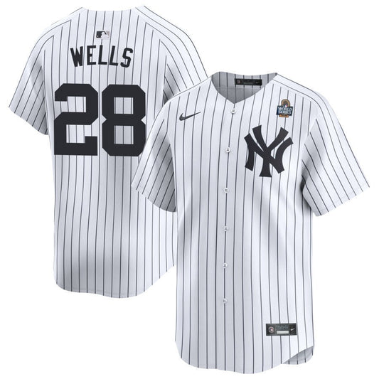 New York Yankees #28 Austin Wells 2024 World Series Home
