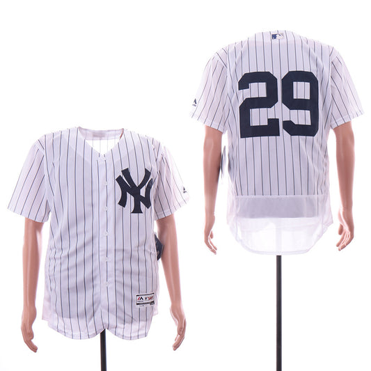 New York Yankees #29 Todd Frazier Yankees 29 White Elite