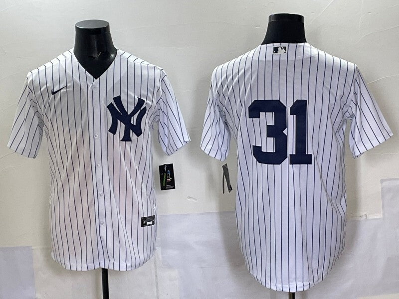 New York Yankees #31 Aaron Hicks Yankees Adult