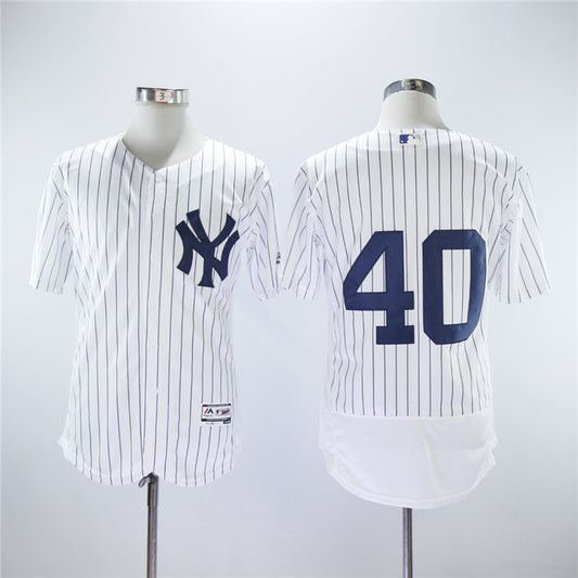 New York Yankees #40 Luis Severino Yankees 40 White Elite
