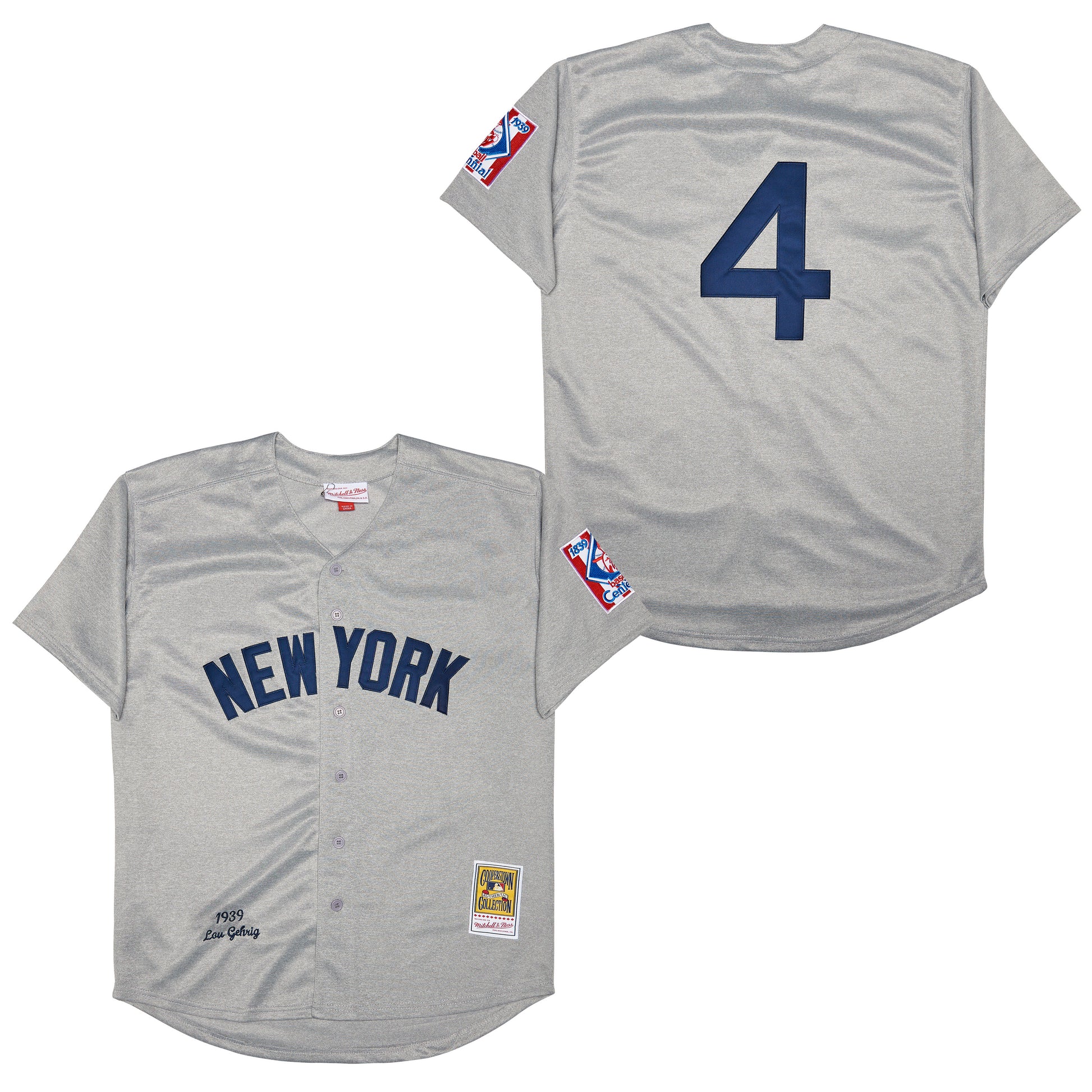 New York Yankees #4 Lou Gehrig Style 3