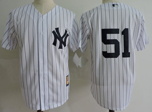 New York Yankees #51 Bernie Williams Style 1