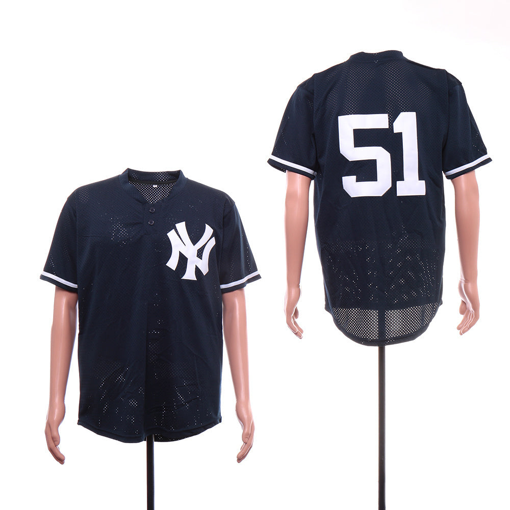 New York Yankees #51 Bernie Williams Style 2