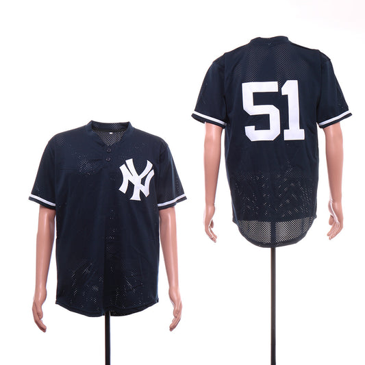 New York Yankees #51 Bernie Williams Style 2