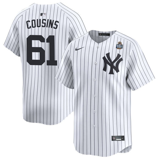 New York Yankees #61 Jake Cousins 2024 World Series Home