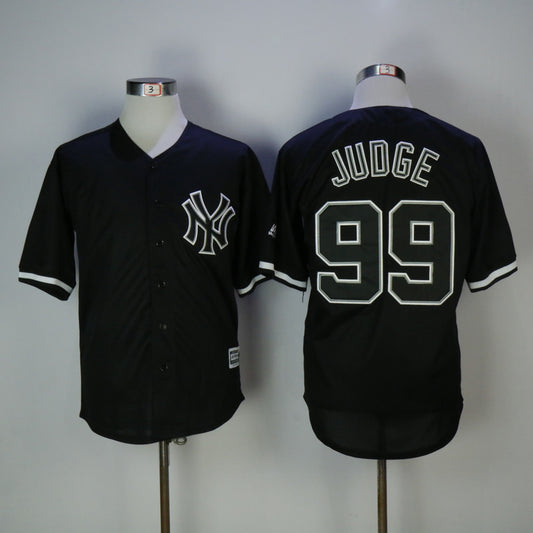 New York Yankees #99 Aaron Judge Yankees 99 Black Fan Edition