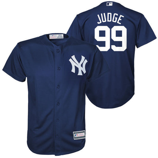 New York Yankees #99 Aaron Judge Yankees 99 Blue Youth Edition