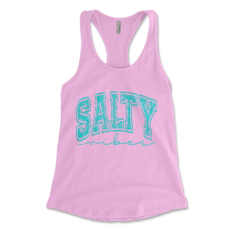 Next Level Summer Tank Top Salty Vibes Design - Beach Summer Tank top - Beach Vibes T-Shirts, Hoodie, Sweatshirt