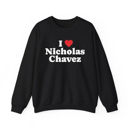 Nicholas Chavez Inspired Daytime TV Actor Sweatshirt Fan Gift Unisex Graphic Sweatshirt