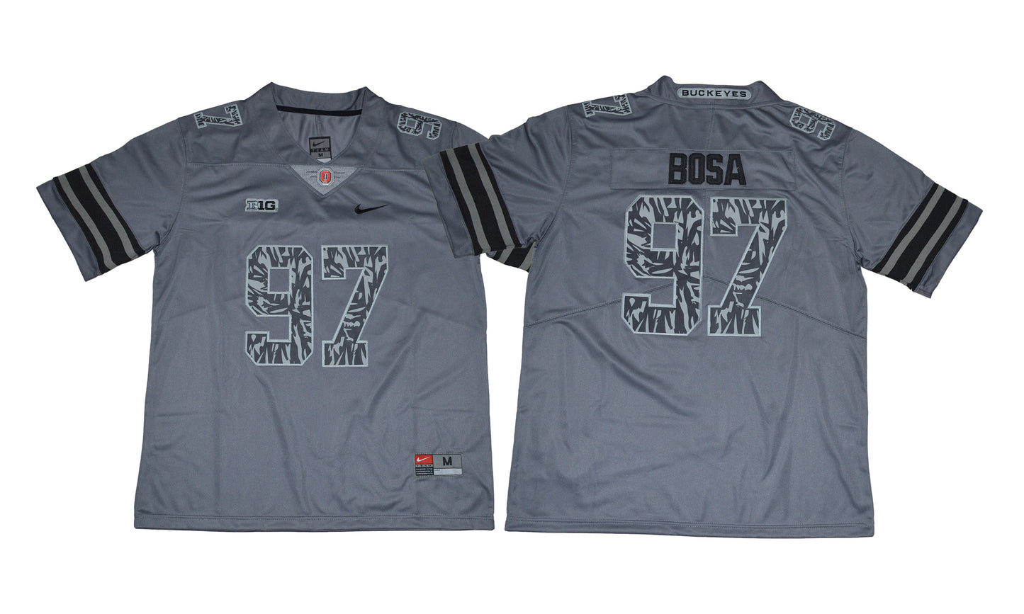 Nick Bosa #97 17 Carbon Gray