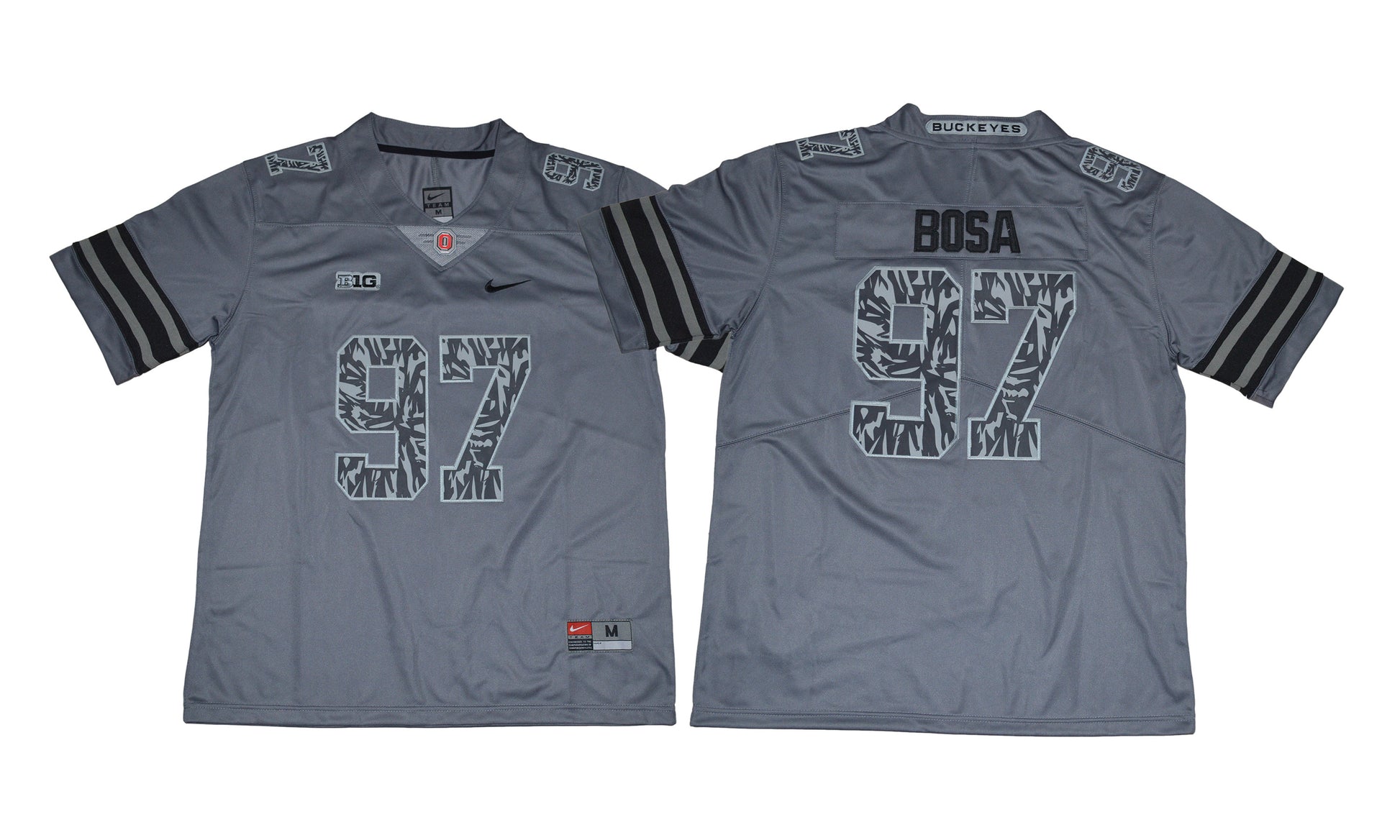 Nick Bosa #97 17 Carbon Gray