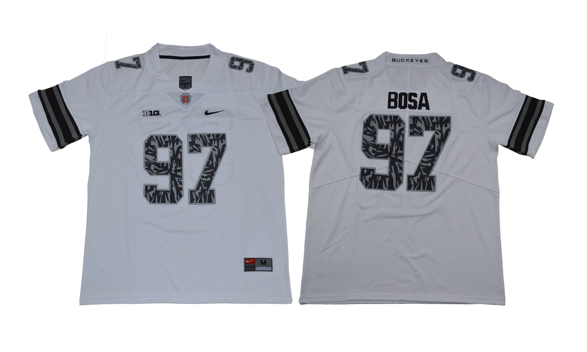 Nick Bosa #97 17 White