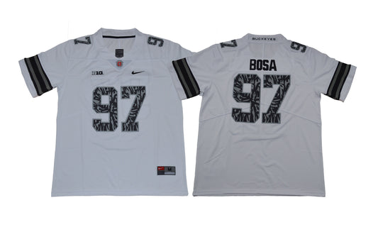 Nick Bosa #97 17 White