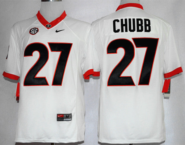 Nick Chubb 27 white