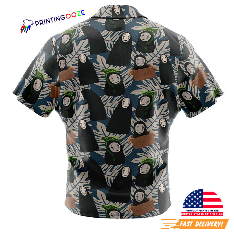 No Face Kaonashi Spirited Away Ghibli Hawaiian Shirt