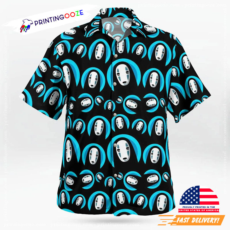 No Face Spirited Away Hawaiian Shirt