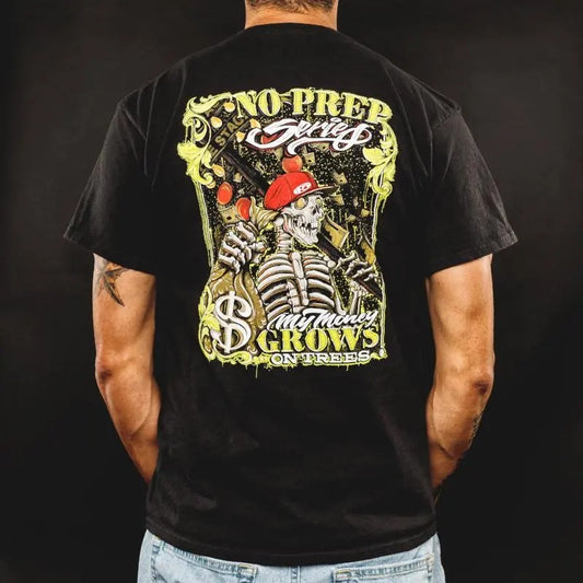 No Prep Series - My Money Grows On Trees Cotton Crewneck T-Shirts, Hoodie, Sweatshirt | InkThreadWorks.com