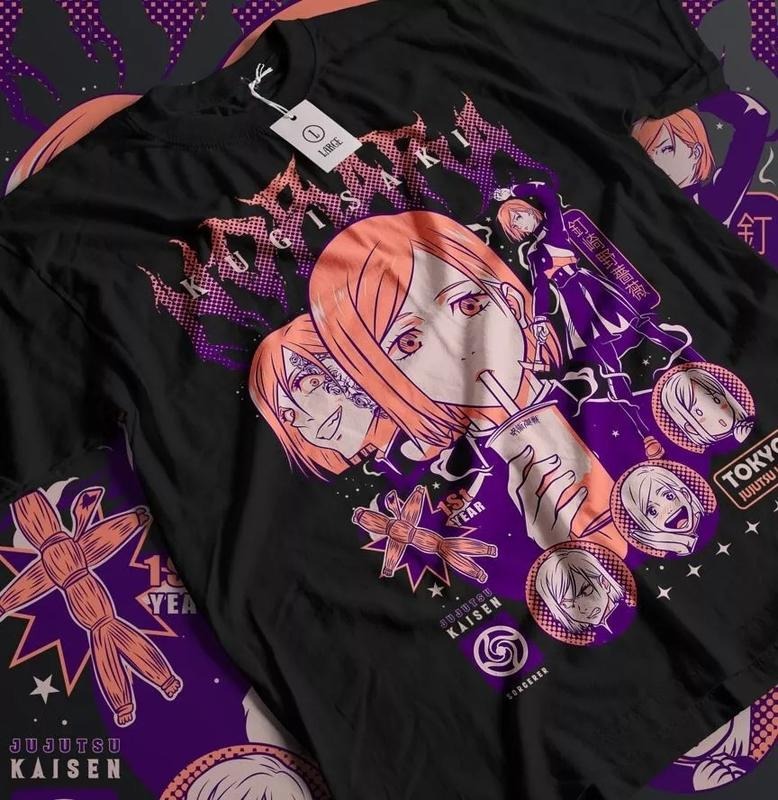 Nobara T-Shirt Jujutsu Kaisen Kugisaki Yuji Mahito Gift Unisex Shirt All Size Hoodie, Sweatshirt | InkThreadWorks.com