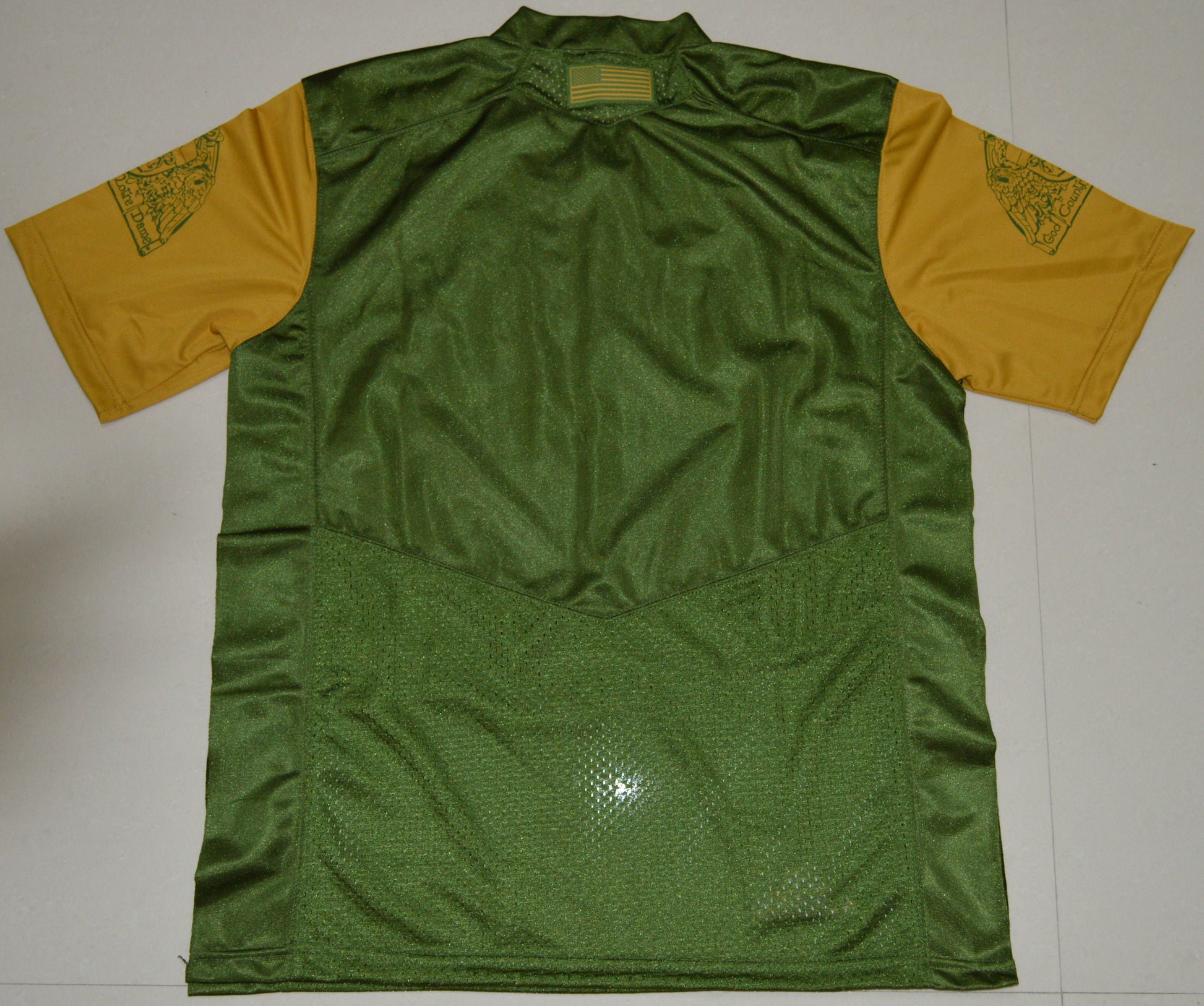 Norte Dame Blank Green Back