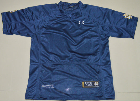 Norte Dame Blank Navy Front