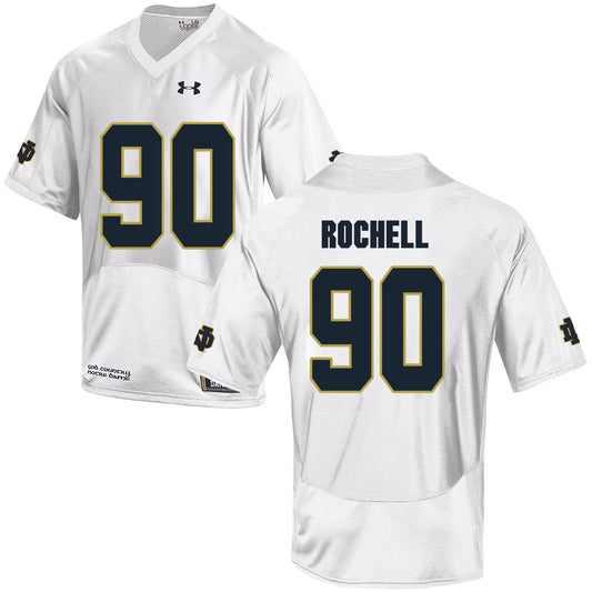 Norte Dame Fighting Irish Rochell 90 Football Jersey - White