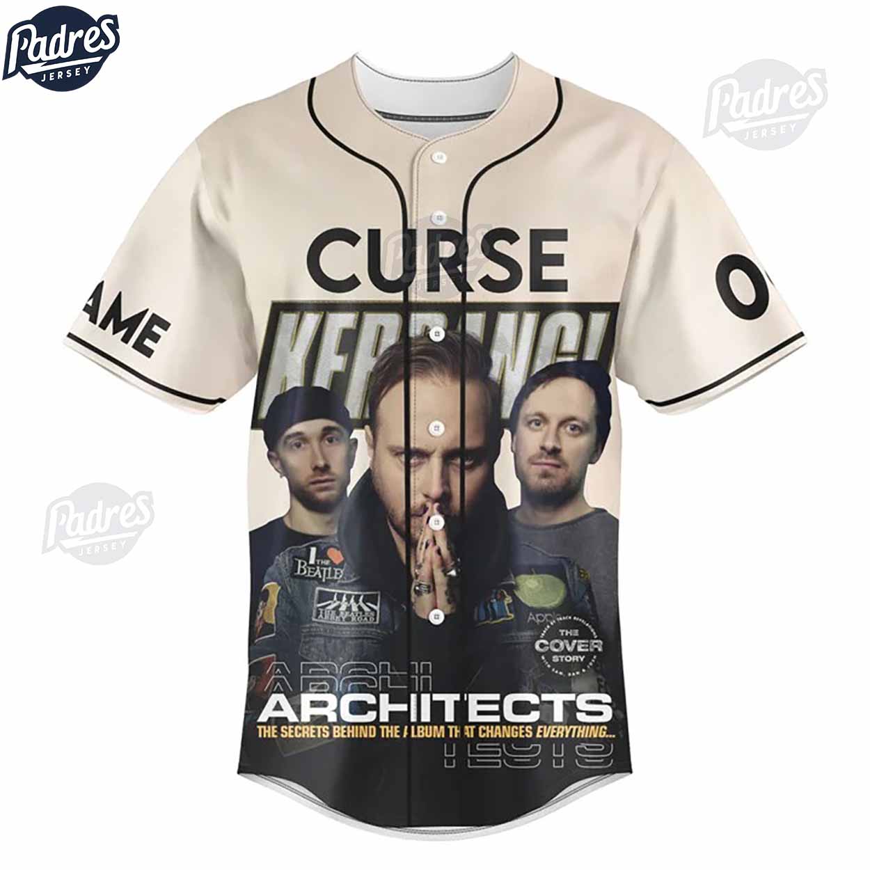 North America Tour 2024 Architects Custom Baseball Jersey Design - Padres Jersey Oasis: Elevate Your Baseball Style Game
