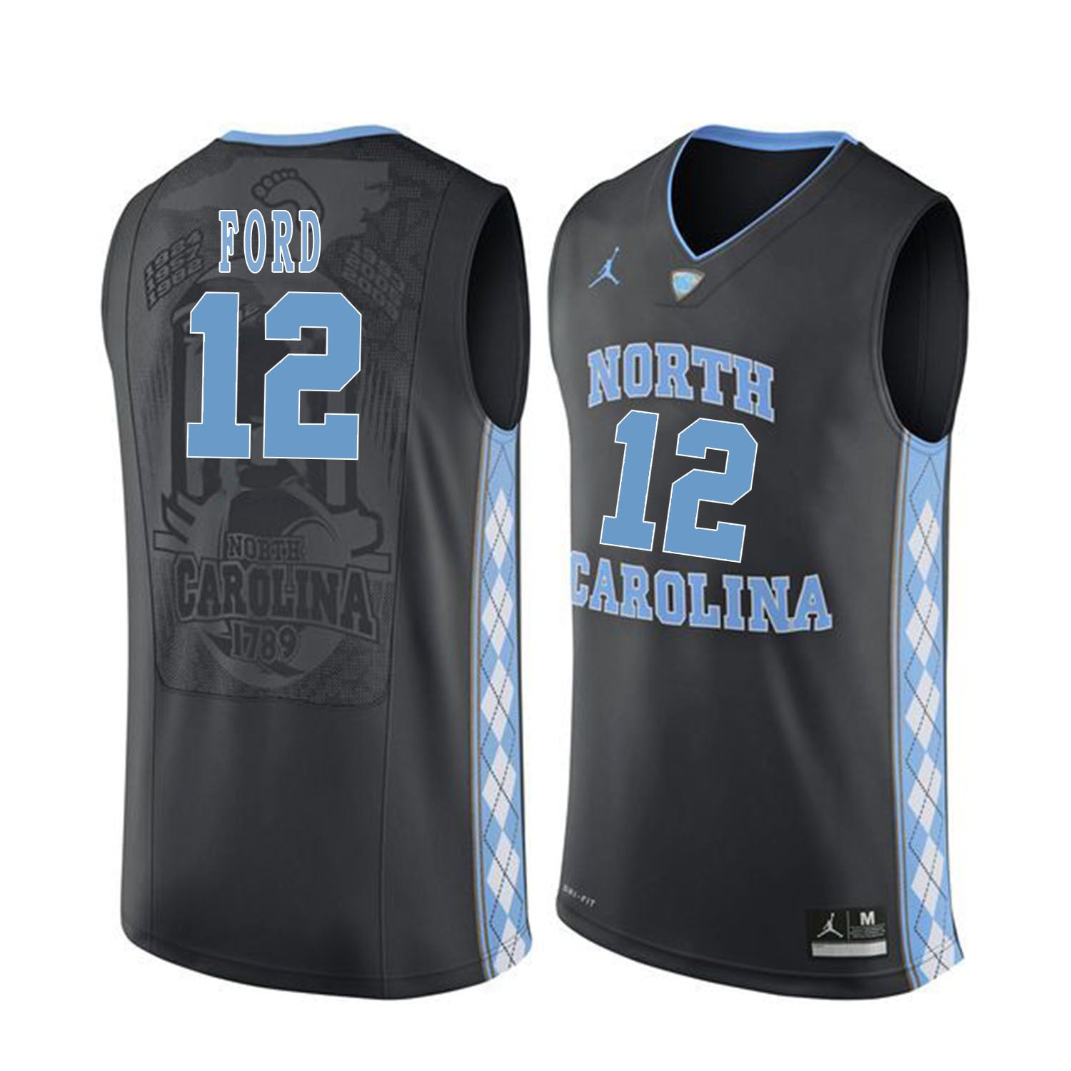 North Carolina FORD 12 Black