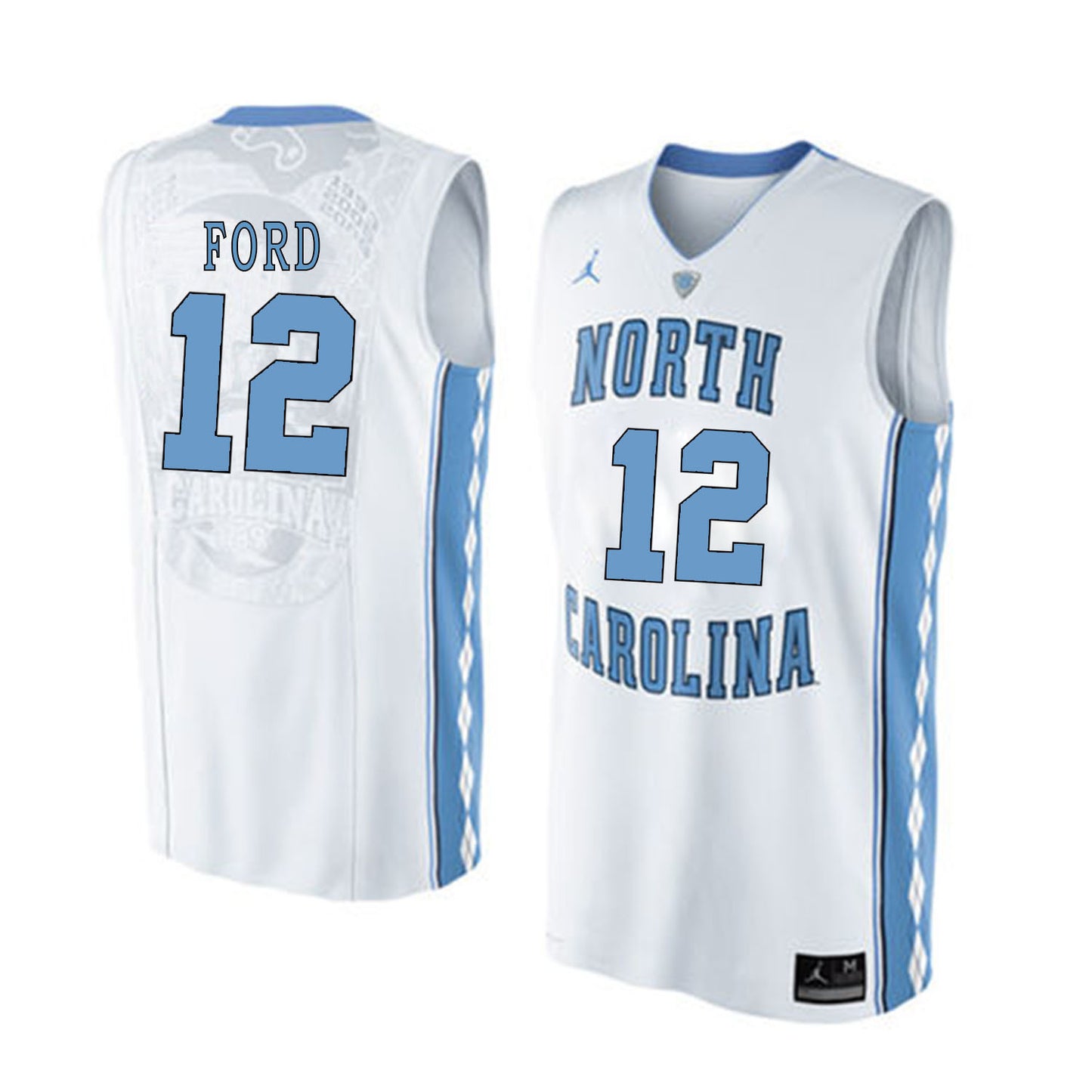 North Carolina FORD 12 White