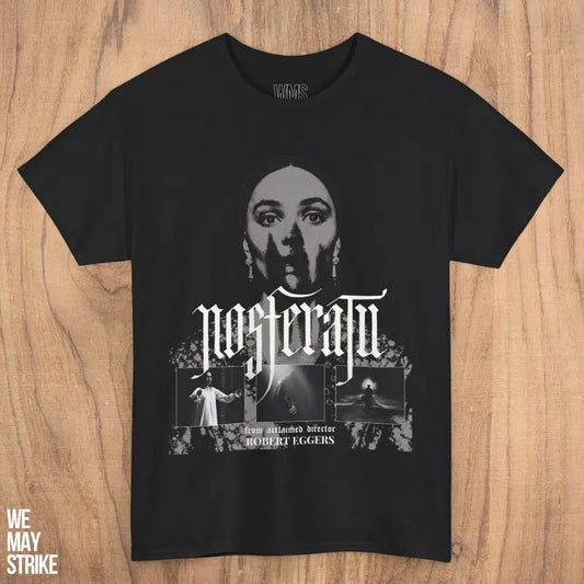 Nosferatu - Movie Shirt Dracula Classic Horror Vintage Vampire Gothic Style Silent Film Terror Icon Monster Old School