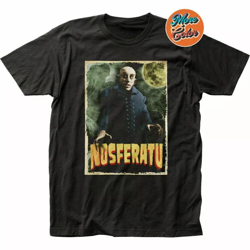 Nosferatu Black Horror Movie Shirt, Cotton Unisex T-shirt, Crew Neck, Size S- 3XL, Menswear Top, Womenswear Top Underwear Streetwear