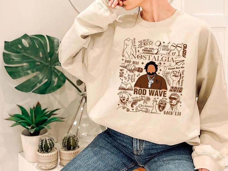 Nostalgia Tour Rod Wave Shirt Album Unisex Sweatshirt