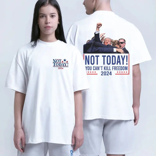 Not Today Trum Shirt, You Can't Kill Freedom Shirt, Bulletproof Trum 2024, Assassination Trum Shirt, Pro America Tee,...