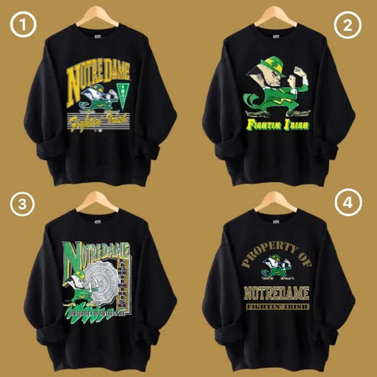 Notre Dame Fighting Irish Vintage Football NCAA Hoodie, Vintage University Of Notre Dame Hoodie, Unisex Vintage T-Shirts,...