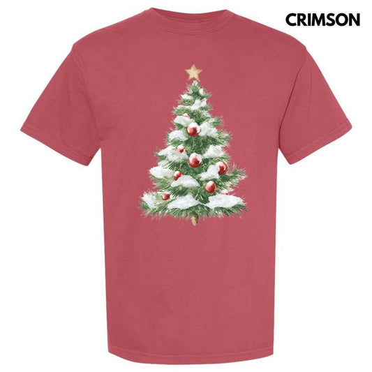 Novelty Christmas Tree Comfort Colors T-Shirt 'NLB' Hoodie, Sweatshirt | InkThreadWorks.com