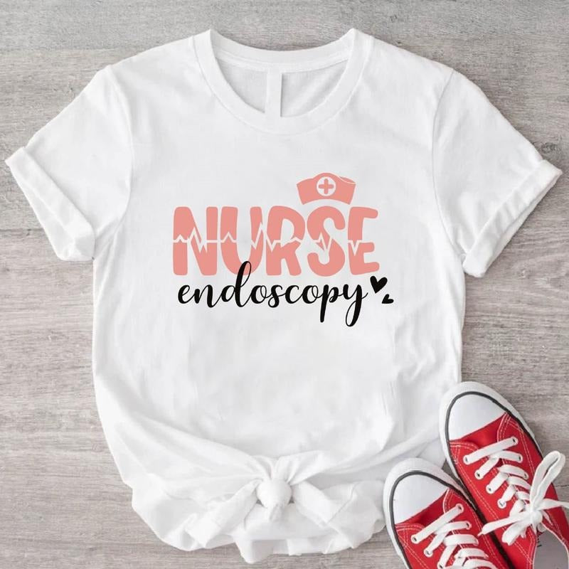 Nurse Endoscopy T-Shirt, Nursing School Gift Shirt, Matching Nurse Endoscopy Crew Tee, Nurse Appreciation, Anatomical...