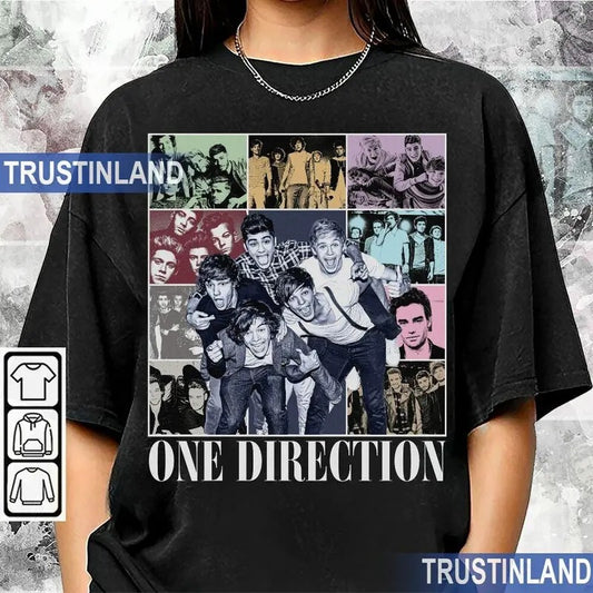 O.ne Dir.ection Shirt, One Funny Direction Graphic Shirt, Pop Music Fan shirt Gift for men women Tee
