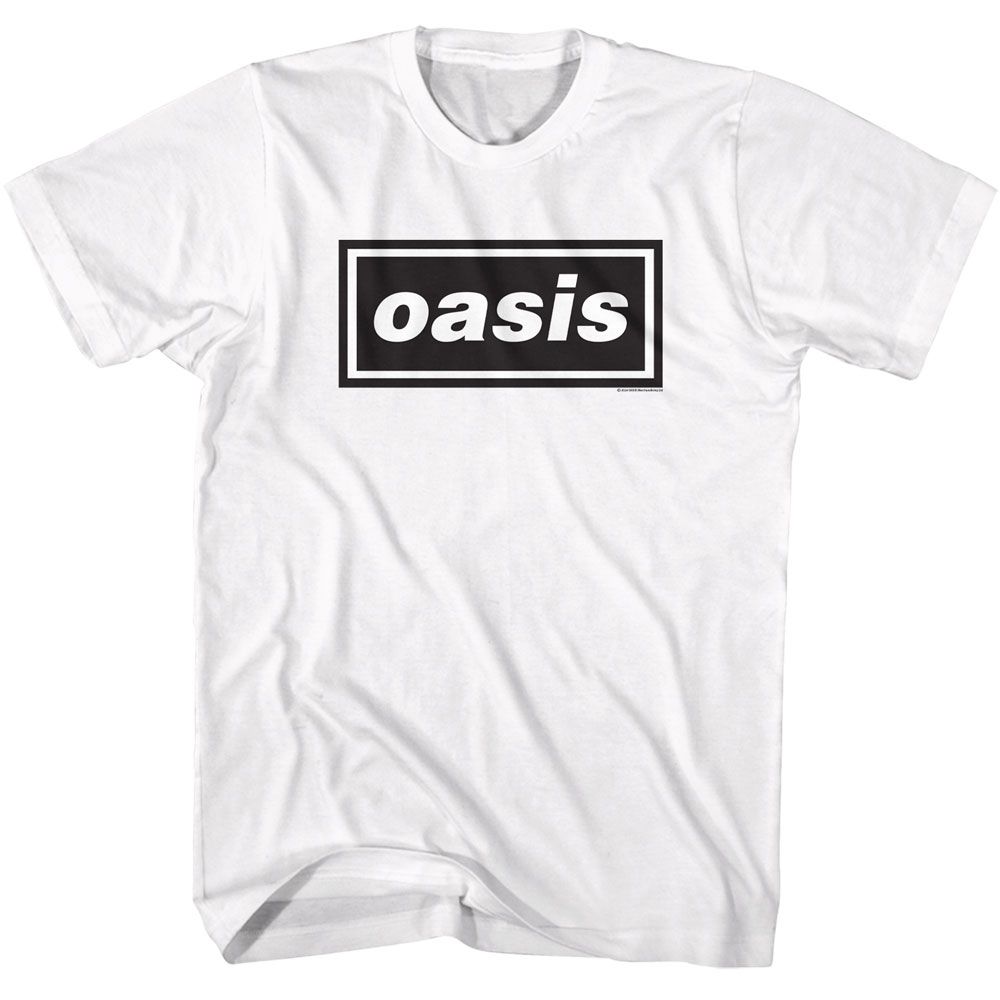 Oasis - Rectangular Logo - American Classics - Adult Short Sleeve T-Shirt Style001