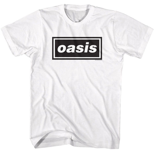 Oasis - Rectangular Logo - American Classics - Adult Short Sleeve T-Shirt Style001